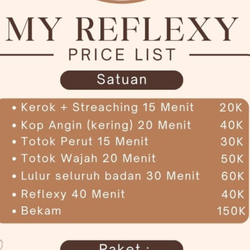 Price list