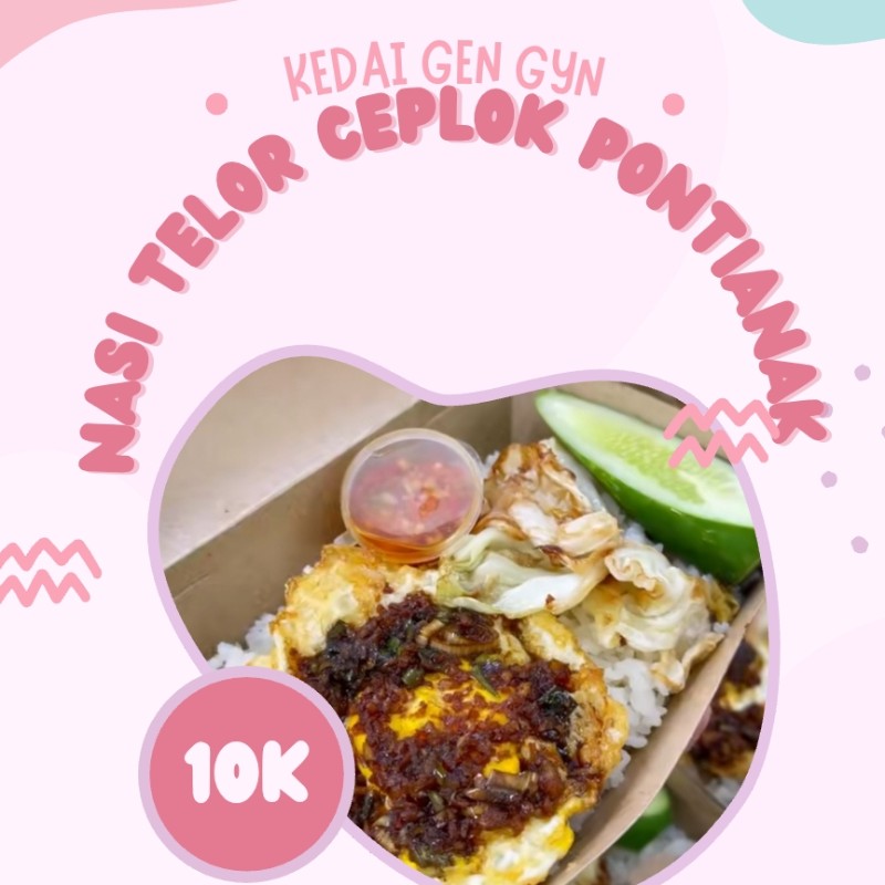 NASI TELOR CEPLOK PONTIANAK