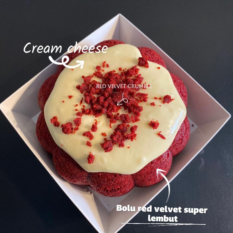 PO Red velvet lava cake