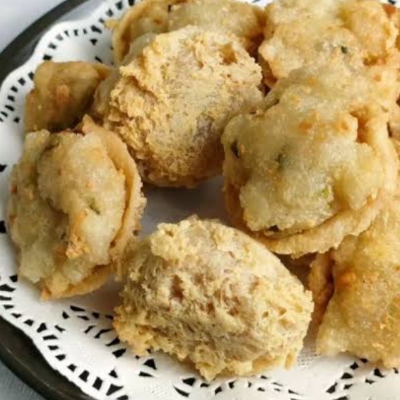 Tahu cireng bumbu rujak