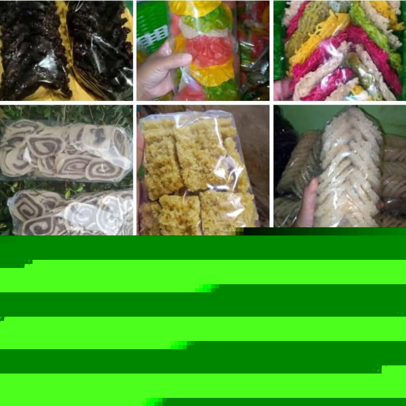 Kerupuk mentahan untuk isian toples lebaran