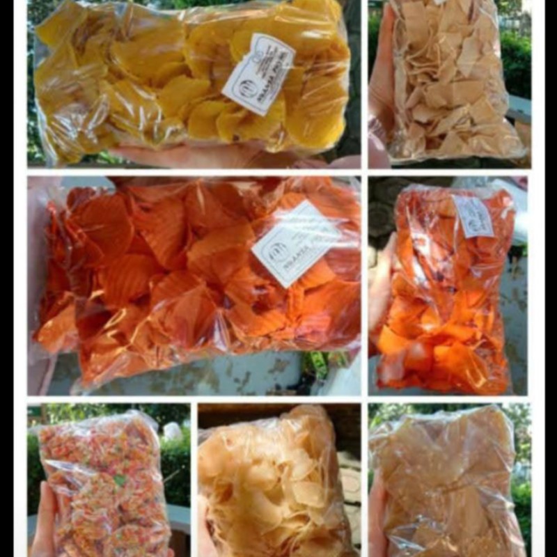 Kerupuk menahan untuk isian toples lebaran