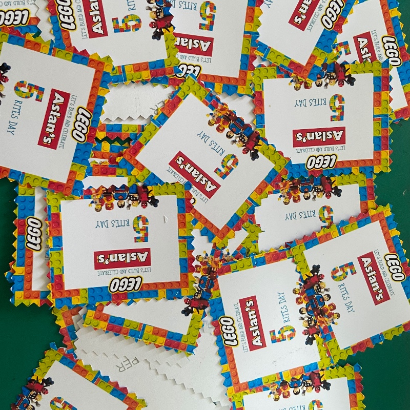 Stiker Ulang Tahun kotak