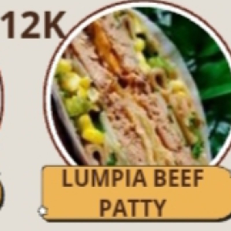 LUMPIA BEEF PATTY