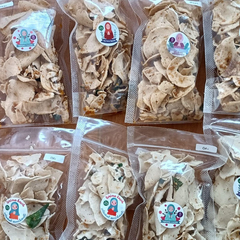 Basreng Cikruh Daun Jeruk (Ori/Pedas)