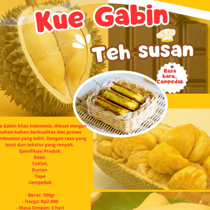 Kue gabin teh susan