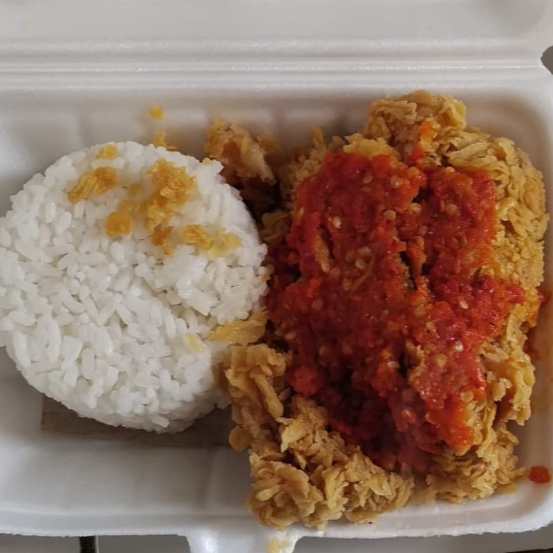Paket Ayam Geprek + Nasi